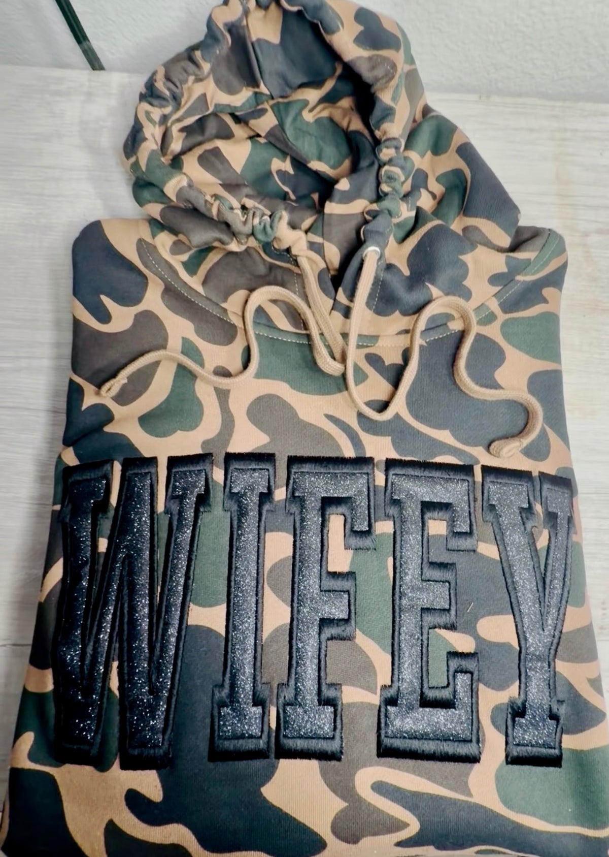 “Wifey Duck Camo hoodie”