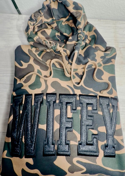 “Wifey Duck Camo hoodie”