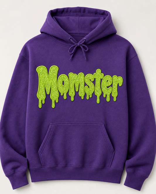 “Momster Drip” Embroidered Hoodie
