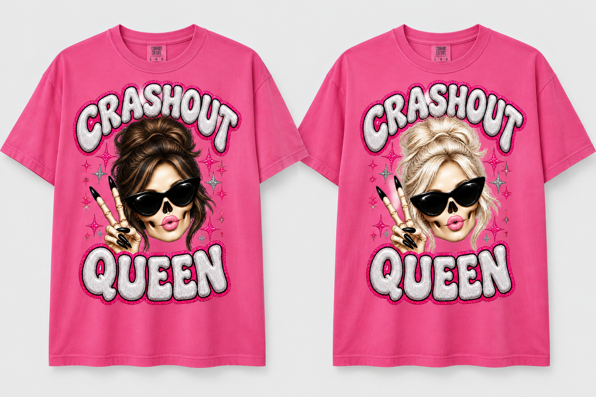 “CrashOut Queen” Graphic Tshirt